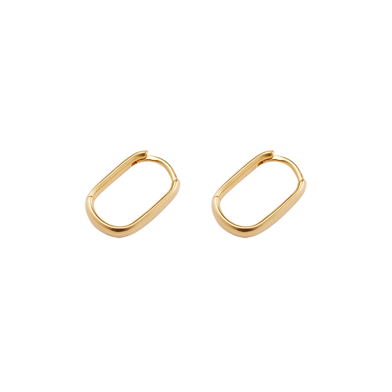 Premium ROAM HOOPS SMALL - Minimalist Gold Earrings