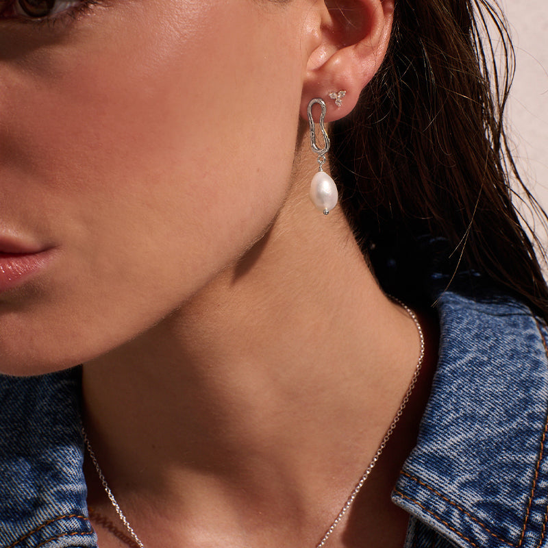 Premium Eterna Baroque Pearl Drop Earrings