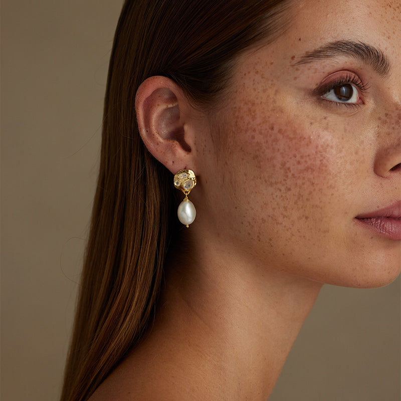 Premium Sylvie Moonstone Earrings