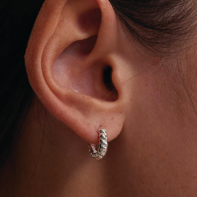 Premium Cypress Hoops - Minimalist Gold Earrings