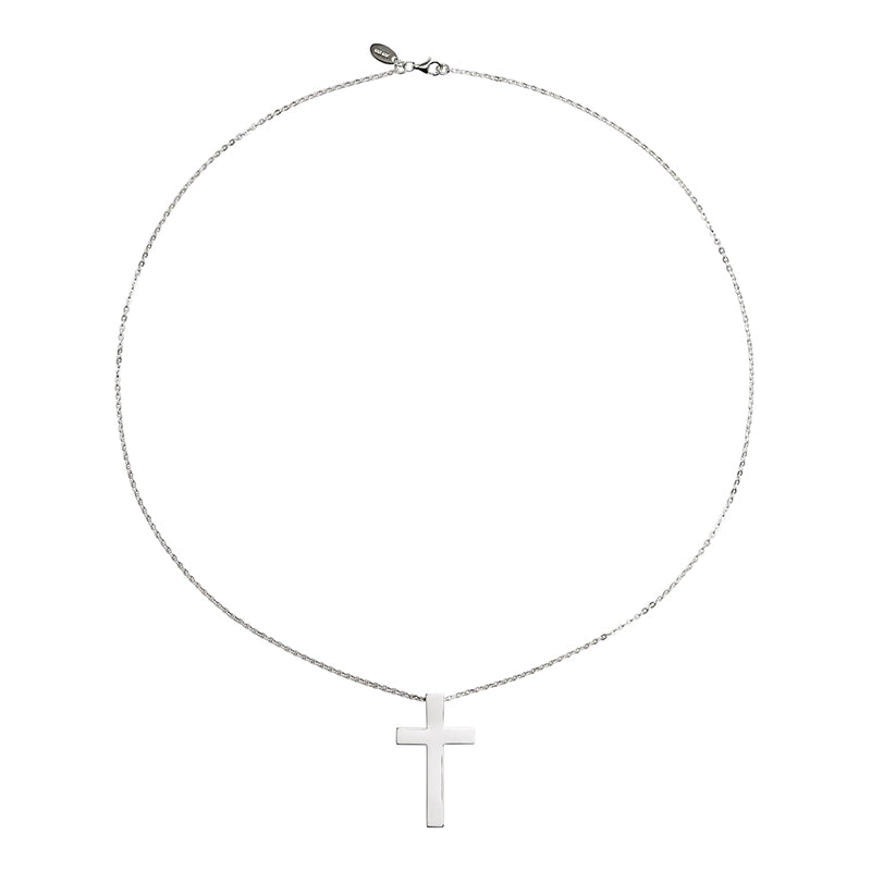 Premium Sterling Silver Cross Necklace for Men