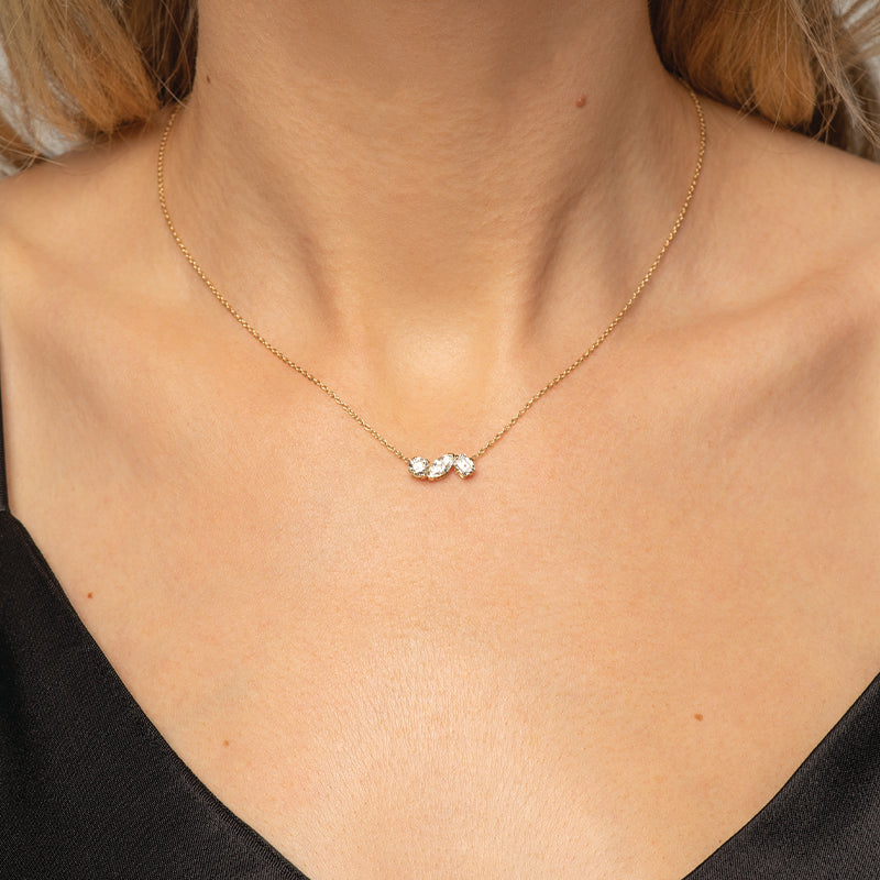 ASHER Premium Diamond Pendant Necklace