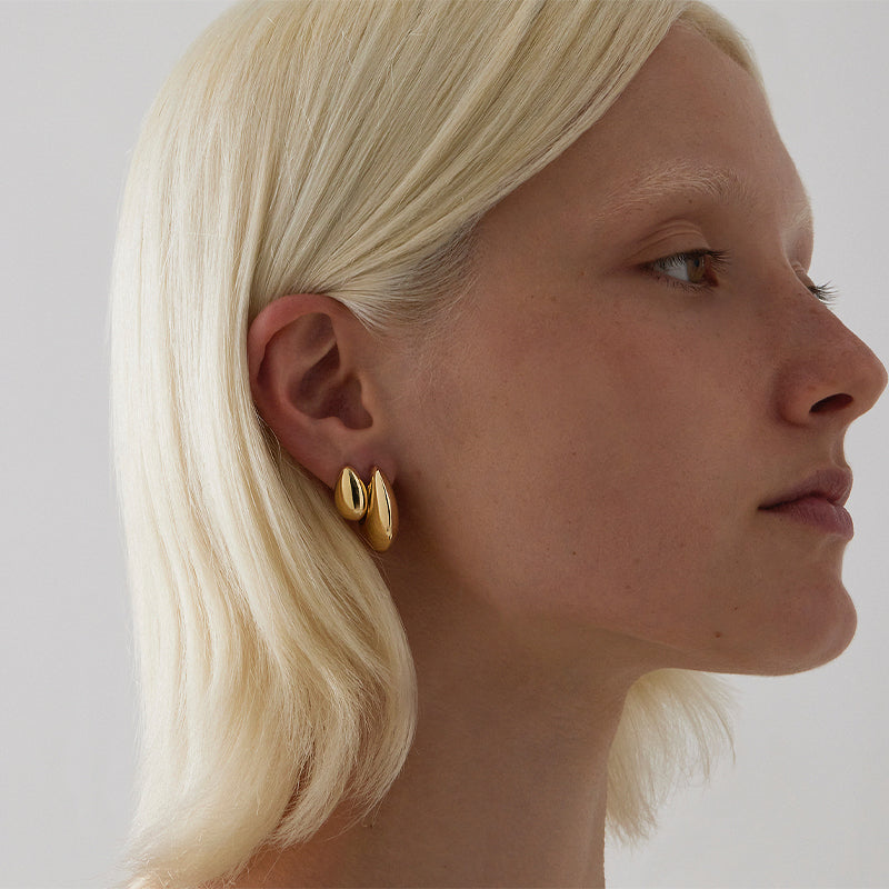 Premium Baby Umbra Crescent Earrings - Handcrafted Elegance