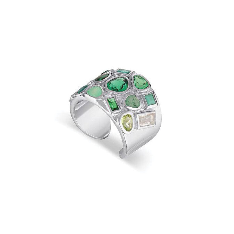 Premium Celebration Gemstone Ring - Spring Greens Collection