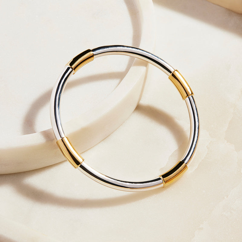 Premium Amalfi Gold-Plated Bangle