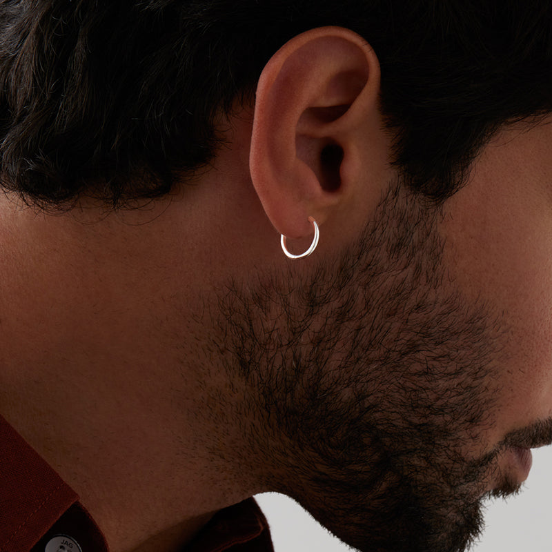 Premium Zephyr Men's Huggie Earring - Minimalist Style