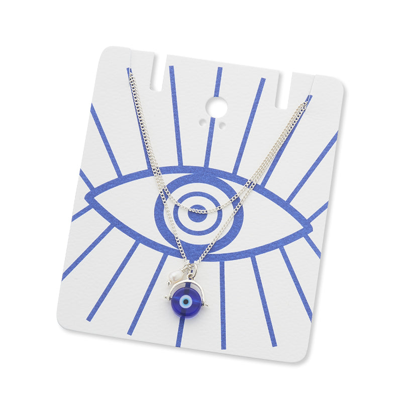 PALAS Premium Evil Eye & Pearl Protection Necklace