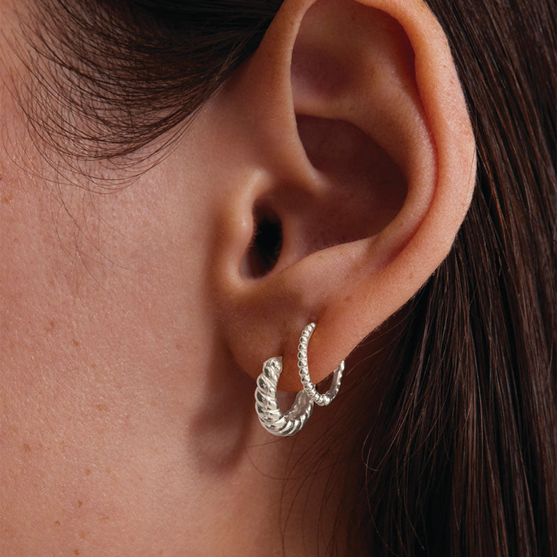 Premium Cypress Hoops - Minimalist Gold Earrings