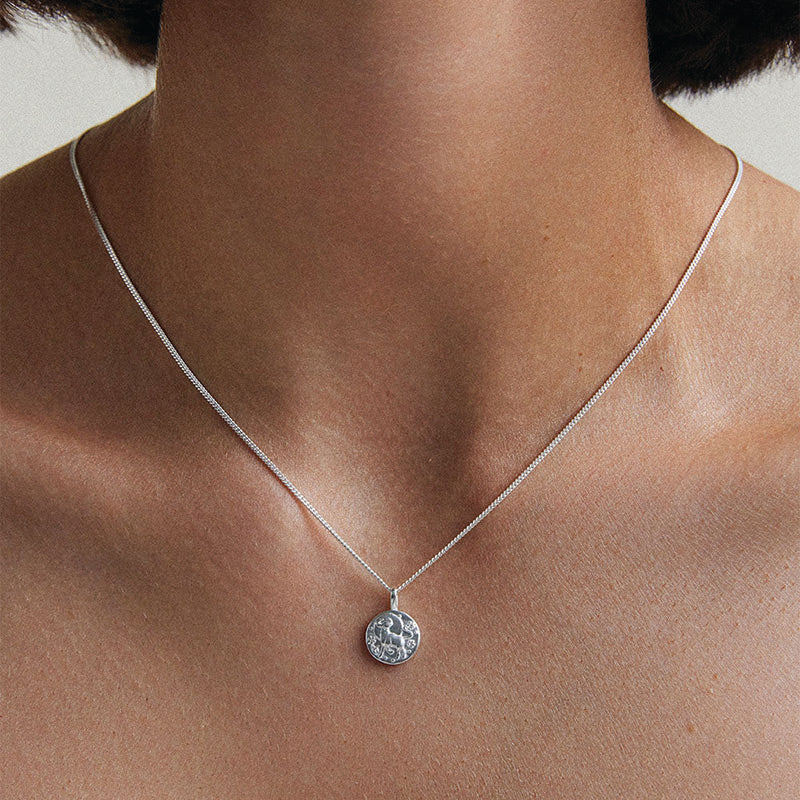 Premium Taurus Zodiac Silver Charm - Petite Elegance