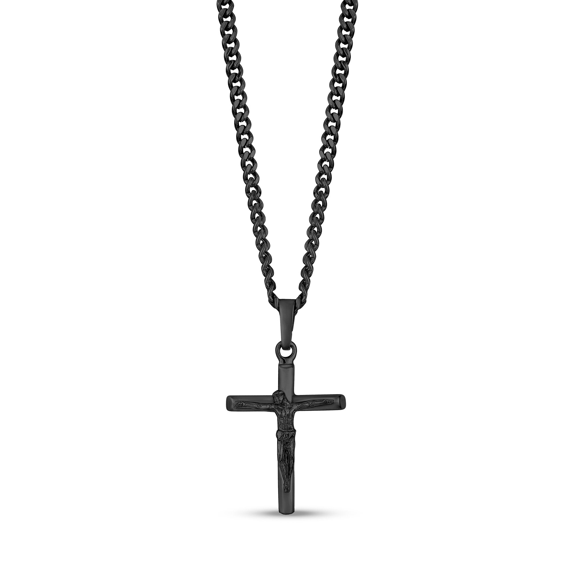 Premium Crucifix Cross Pendant Necklace - Ultimate Faith Symbol