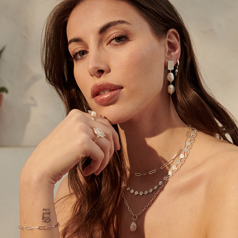 Premium Aphrodite Goddess Pearl Drop Earrings - Ultimate Elegance