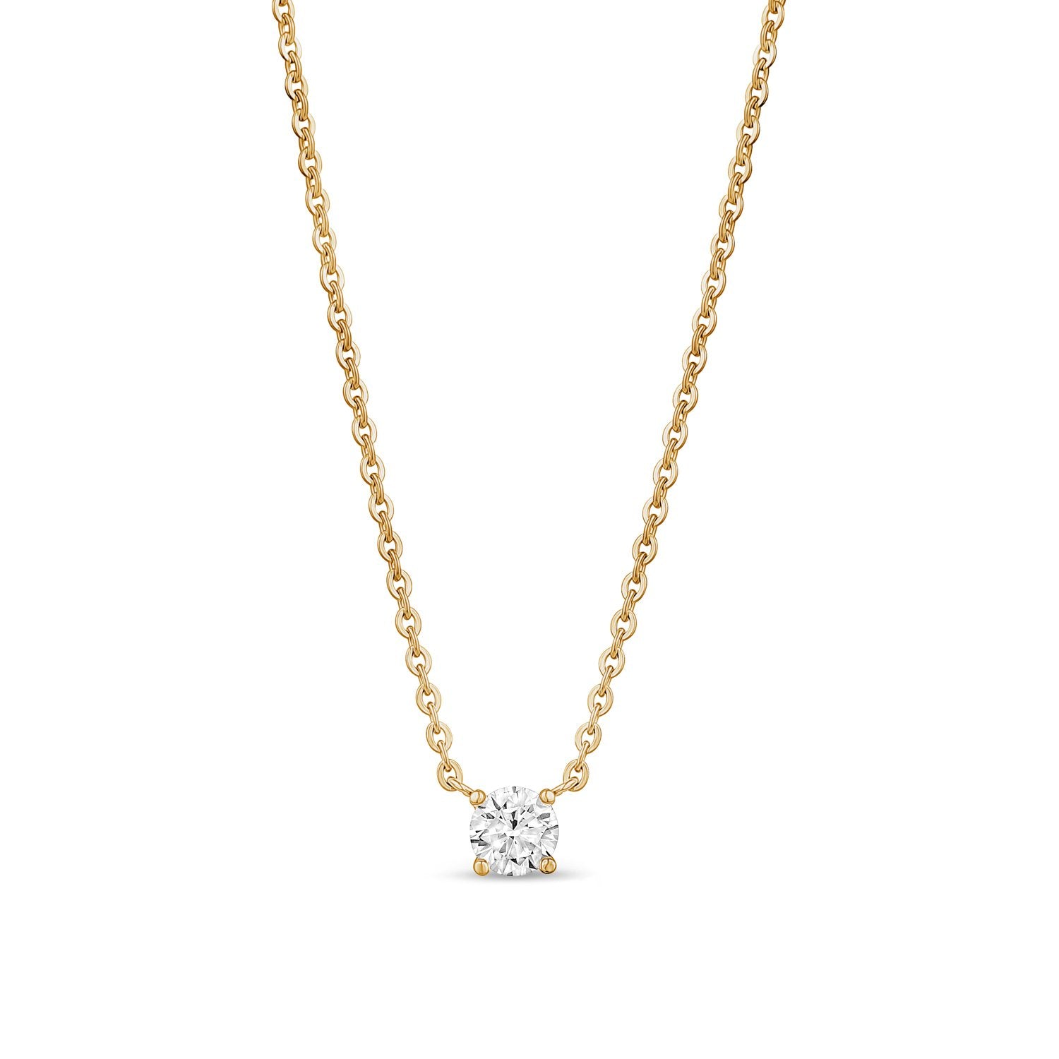 Premium 5mm Cubic Zirconia Pendant Necklace for Women