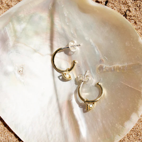 Premium Evil Eye Hoop Earrings