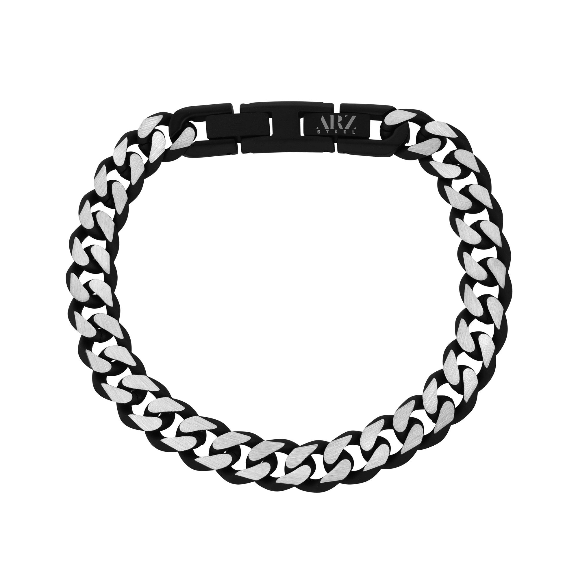 Premium 8mm Two-Tone Cuban Link Bracelet for Men