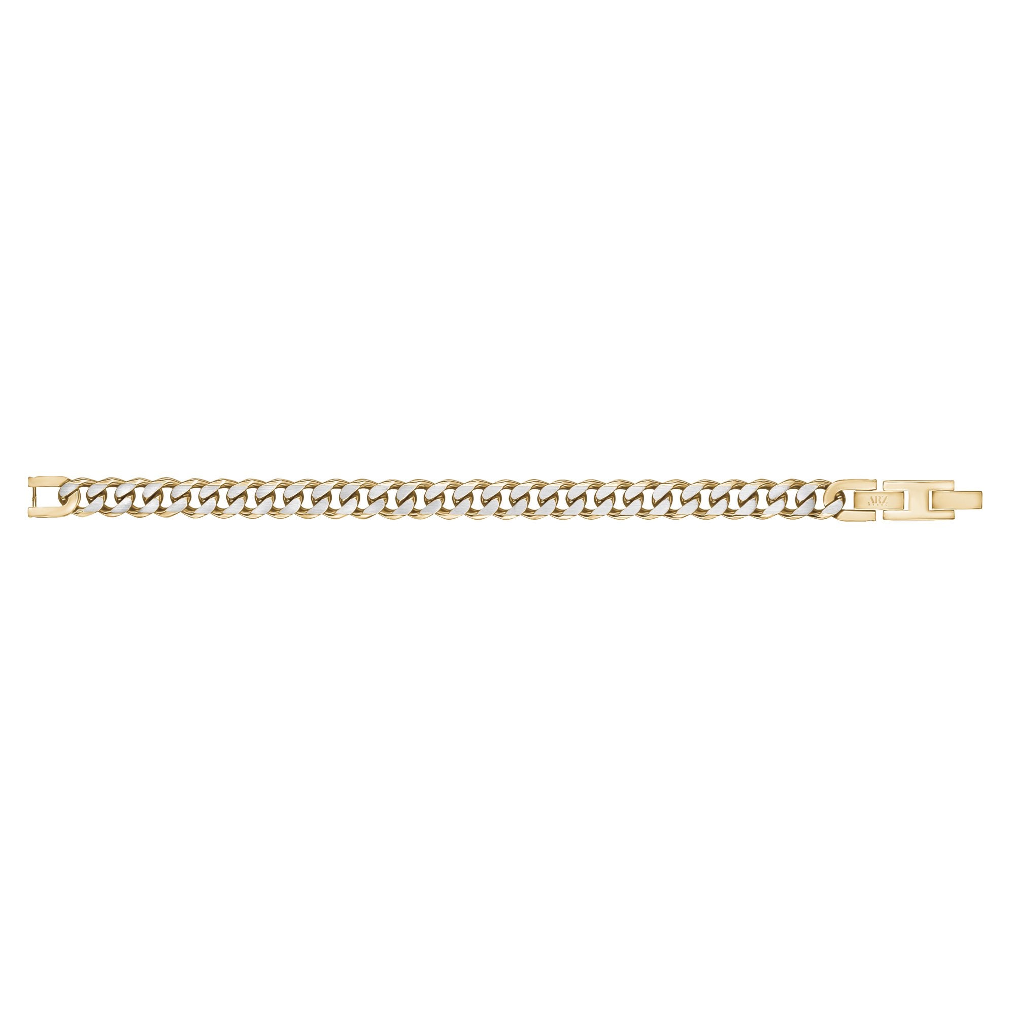 Premium 8mm Two-Tone Cuban Link Bracelet for Men