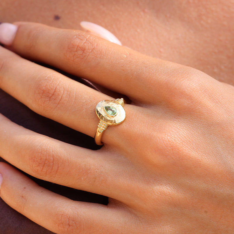 Premium Esme Apatite Ring – Handcrafted Elegance