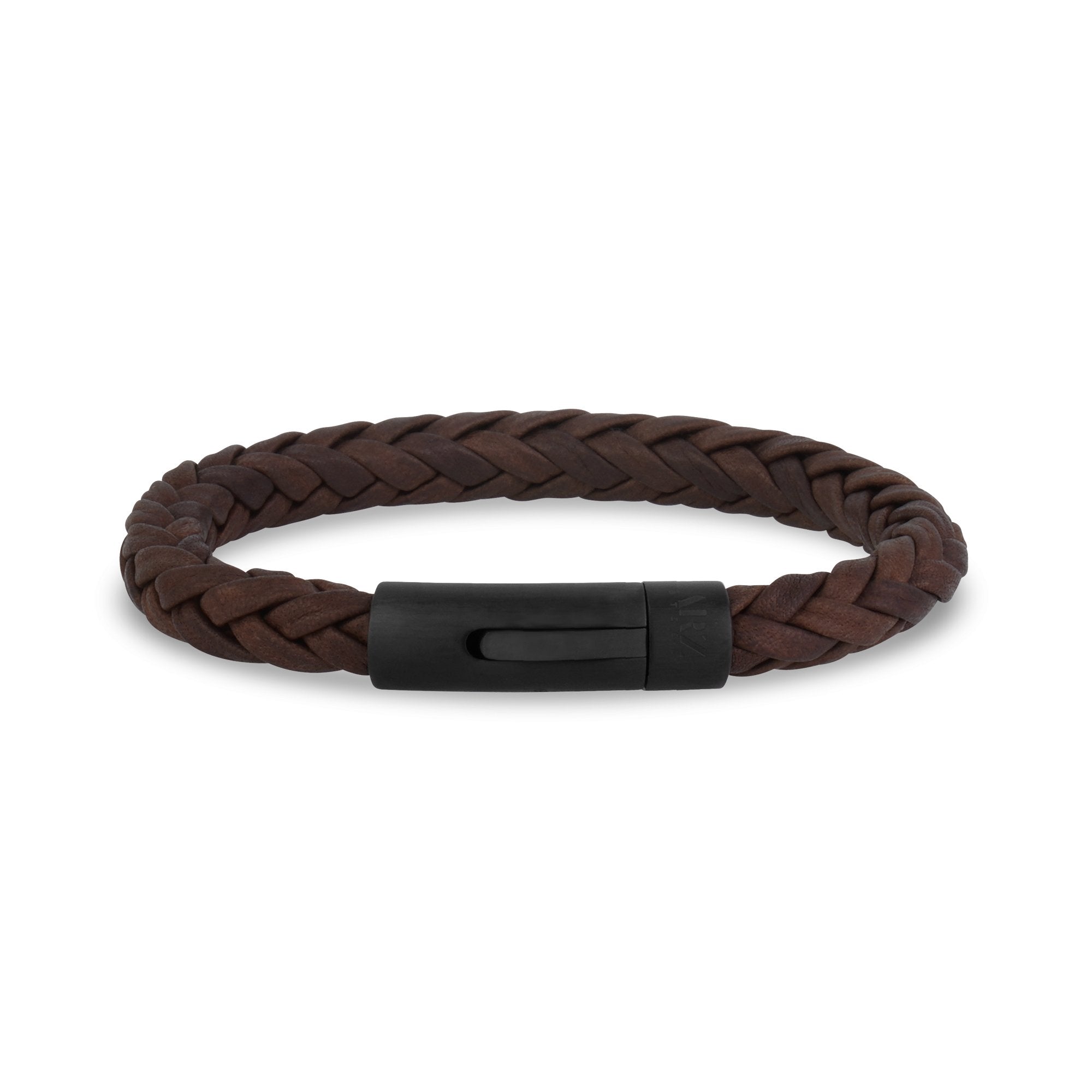 Premium 7mm Square Leather Bracelet - Timeless Style & Personalization