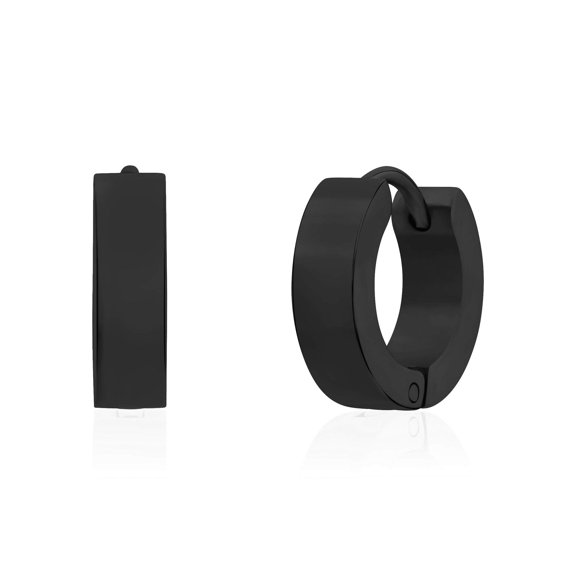 Ultimate Genderless Flat Huggie Earrings - Sleek & Versatile