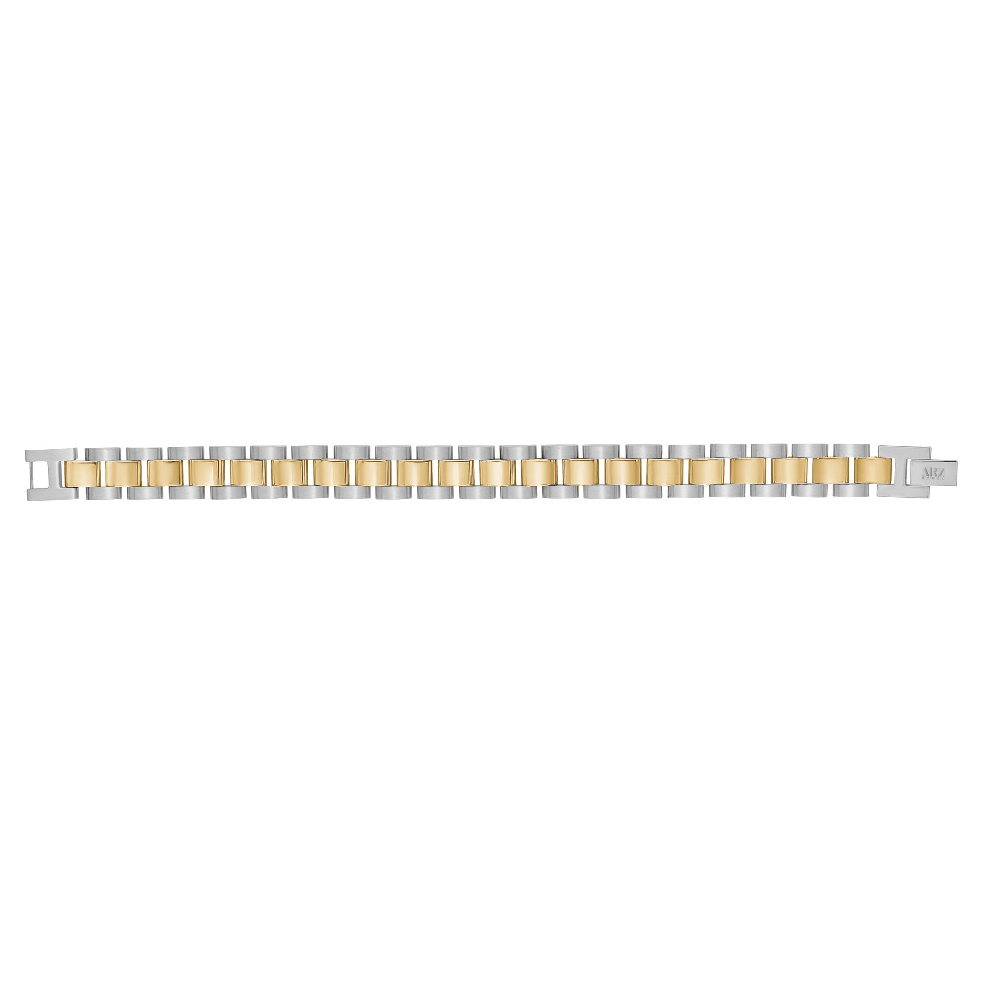 Premium Two-Tone Gold & Silver Watch Bracelet