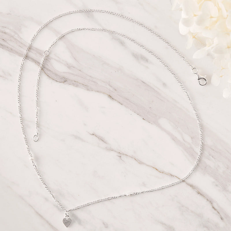 Premium Aphrodite Heart Necklace - Sterling Silver with Freshwater Pearls