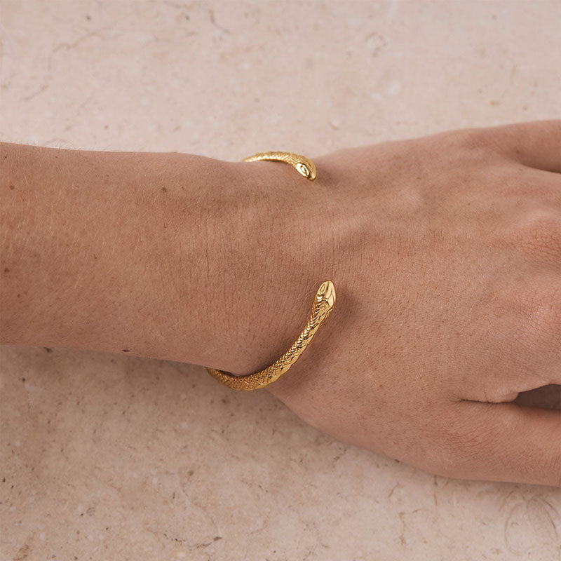 Premium Diamond Python Snake Cuff - Ultimate Luxury Bracelet