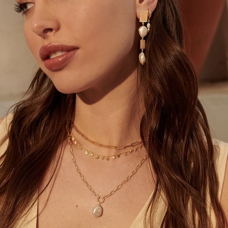Premium Aphrodite Goddess Baroque Pearl Necklace