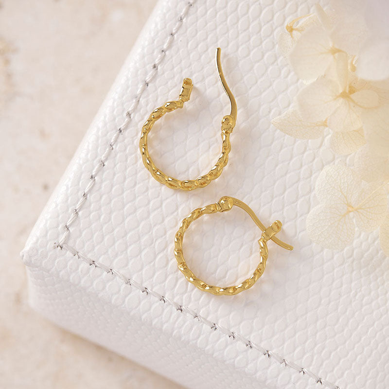 Premium Entwined Hoops – 18K Gold Vermeil