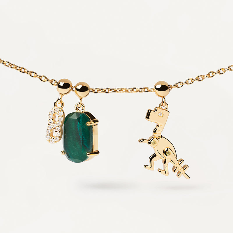 Ultimate Charms Chain: Premium 18K Gold Plated