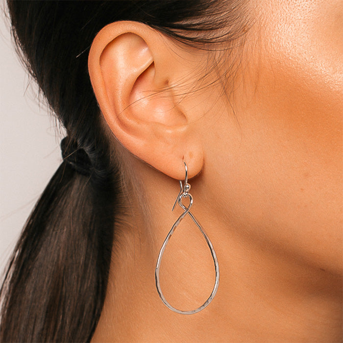 Premium Pachuca Teardrop Earrings - Sterling Silver Elegance