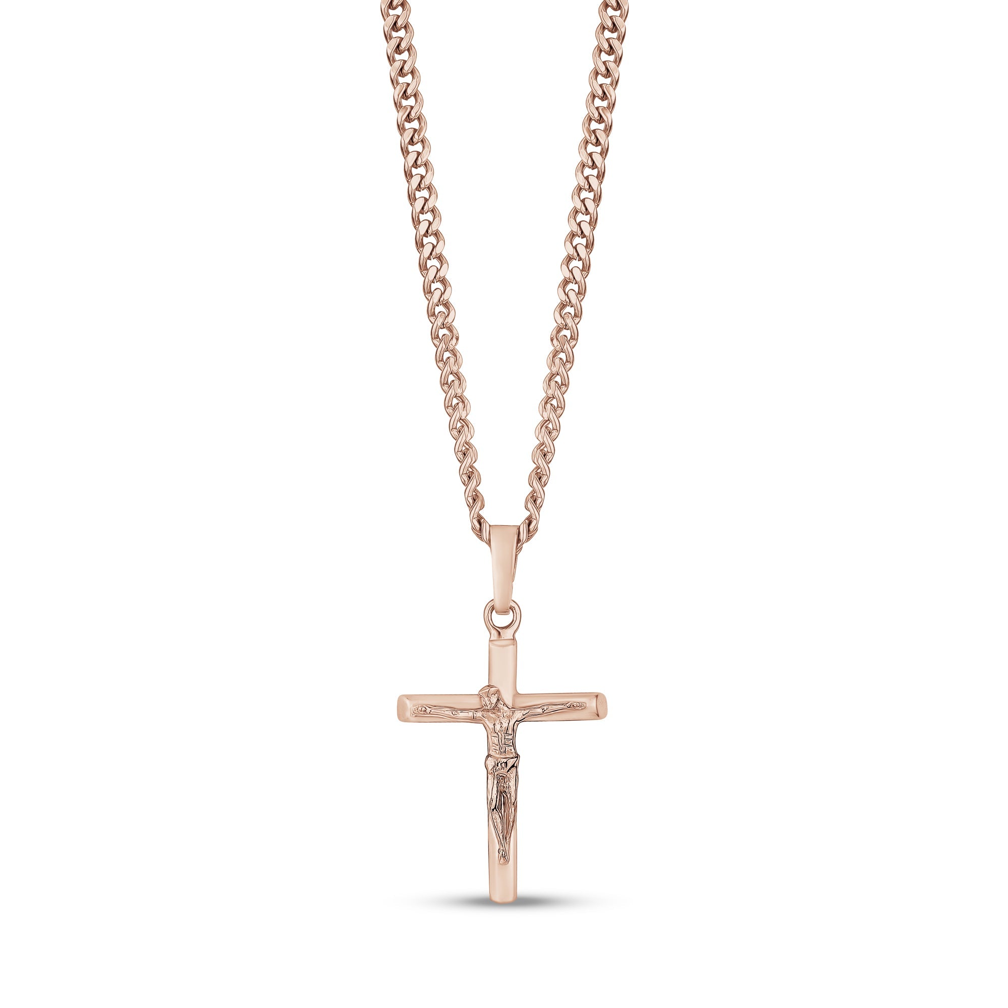 Premium Crucifix Cross Pendant Necklace - Ultimate Faith Symbol