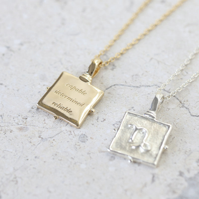 Premium Capricorn Zodiac Necklace - Ultimate Symbol of Capability & Determination