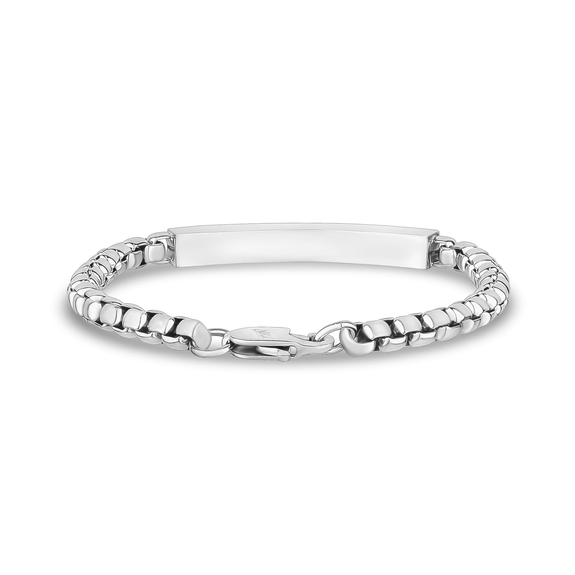 Premium 5mm Engravable Round Box ID Bracelet