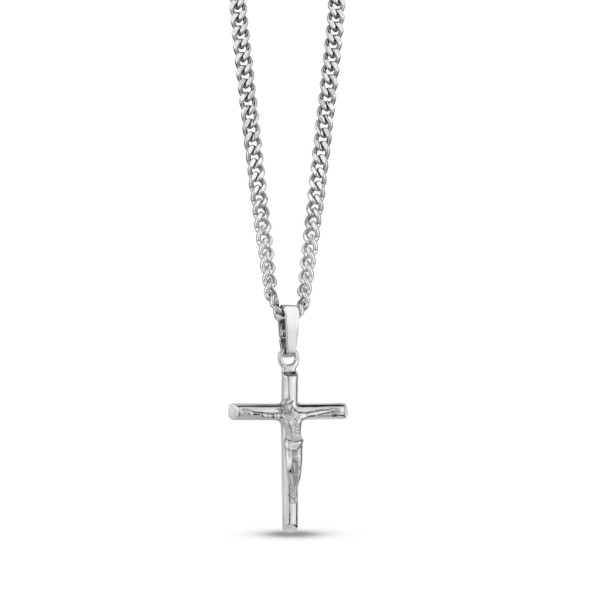 Premium Crucifix Cross Pendant Necklace - Ultimate Faith Symbol