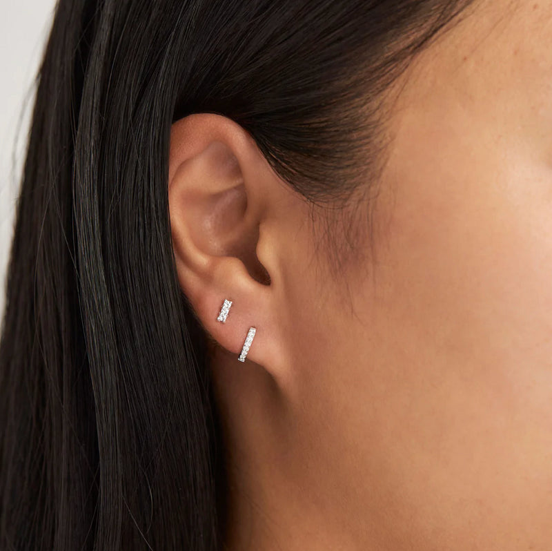 Premium Sparkles Ultimate Huggie Earrings