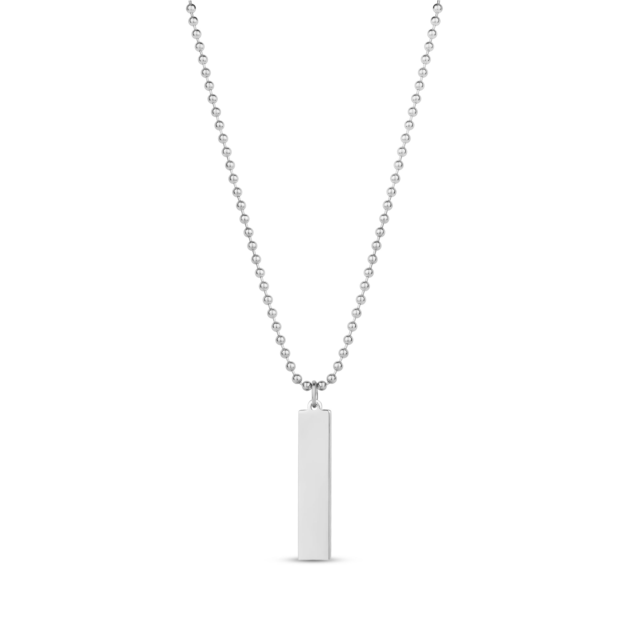Premium Caduceus Medical Bar Pendant Necklace